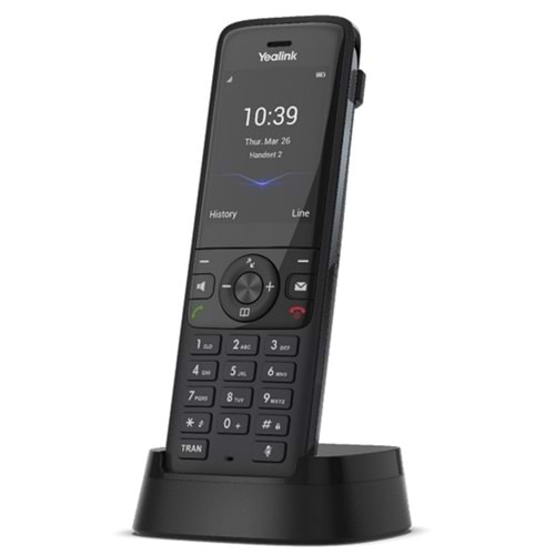 YEALINK W78H 2.4 INC RENKLİ EKRAN HD SES GÜRÜLTÜ ENGELLEME TİTREŞİM SIP IP DECT TELEFON 