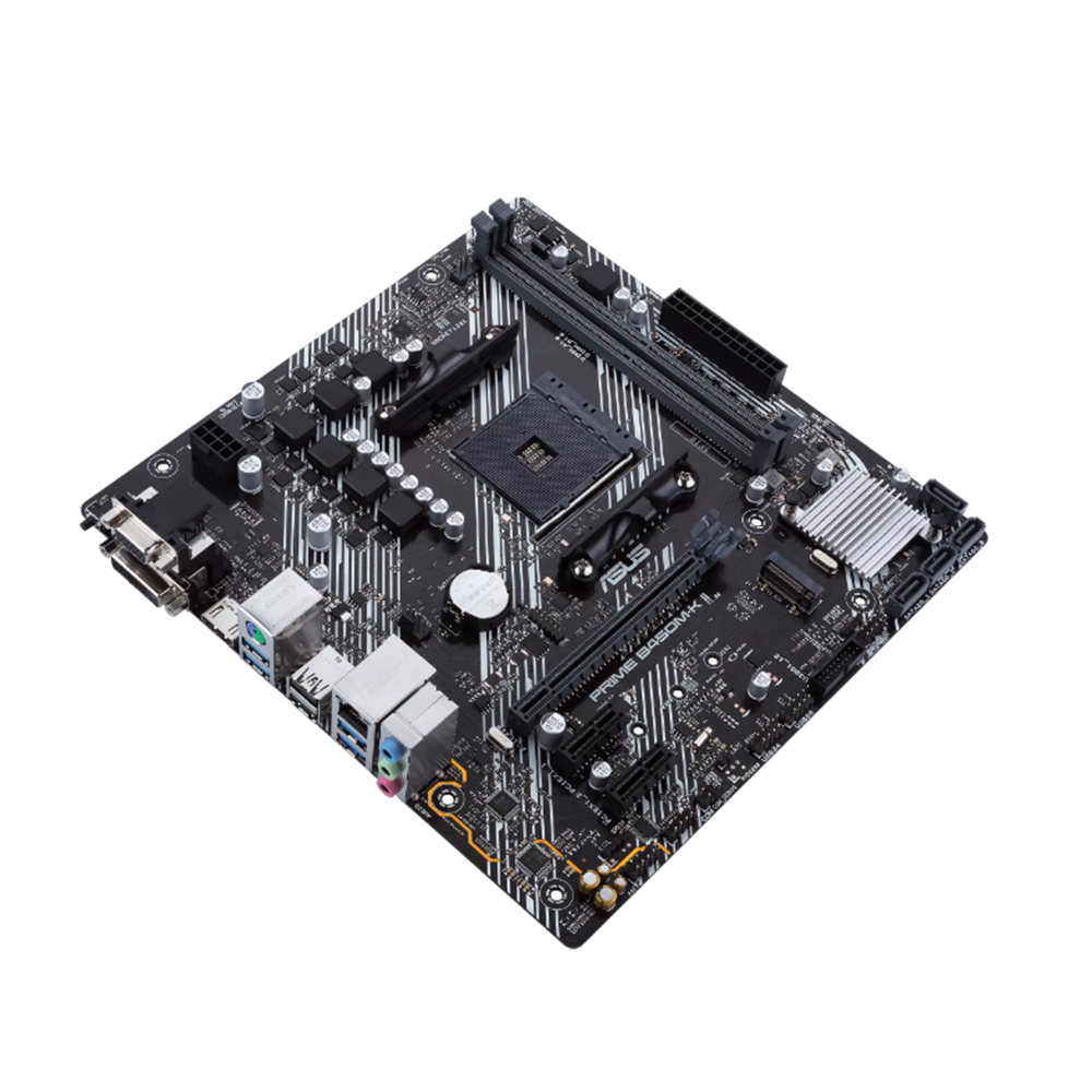 ASUS PRIME B450M-K II DDR4 4400MHZ 1XVGA 1XHDMI 1XDVI 1XM.2 USB 3.2 MATX AM4(AMD 5000/5000G/4000G SERİLERİ İLE UYUMLU) 
