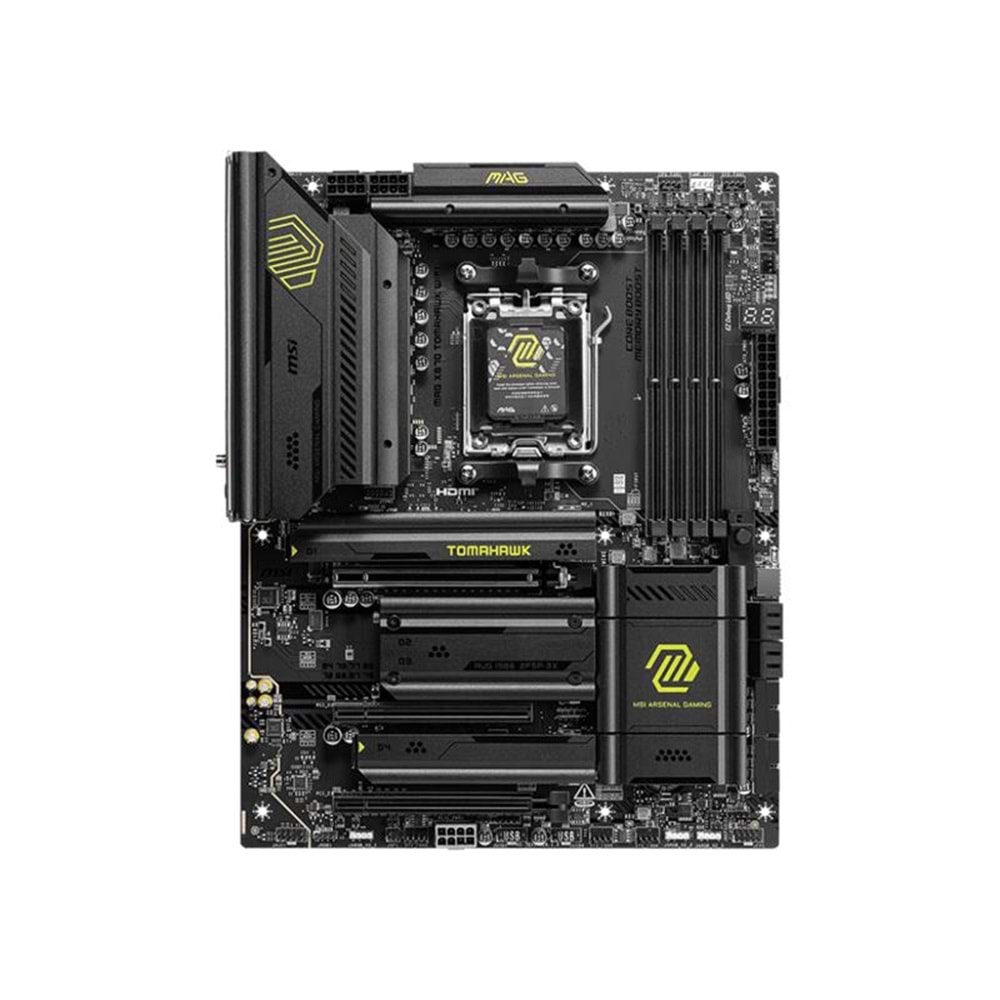 MSI MAG X870 TOMAHAWK WIFI DDR5 8400MT/S 1XHDMI 2XUSB4 4XM.2 ATX AM5 (AMD AM5 9000/8000/7000 SERİLERİ İLE UYUMLU) 
