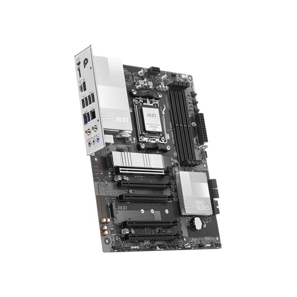 MSI PRO B840-P WIFI DDR5 8000MT/S 1XHDMI 2XM.2 ATX AM5 (AMD AM5 9000/8000/7000 SERİLERİ İLE UYUMLU) 