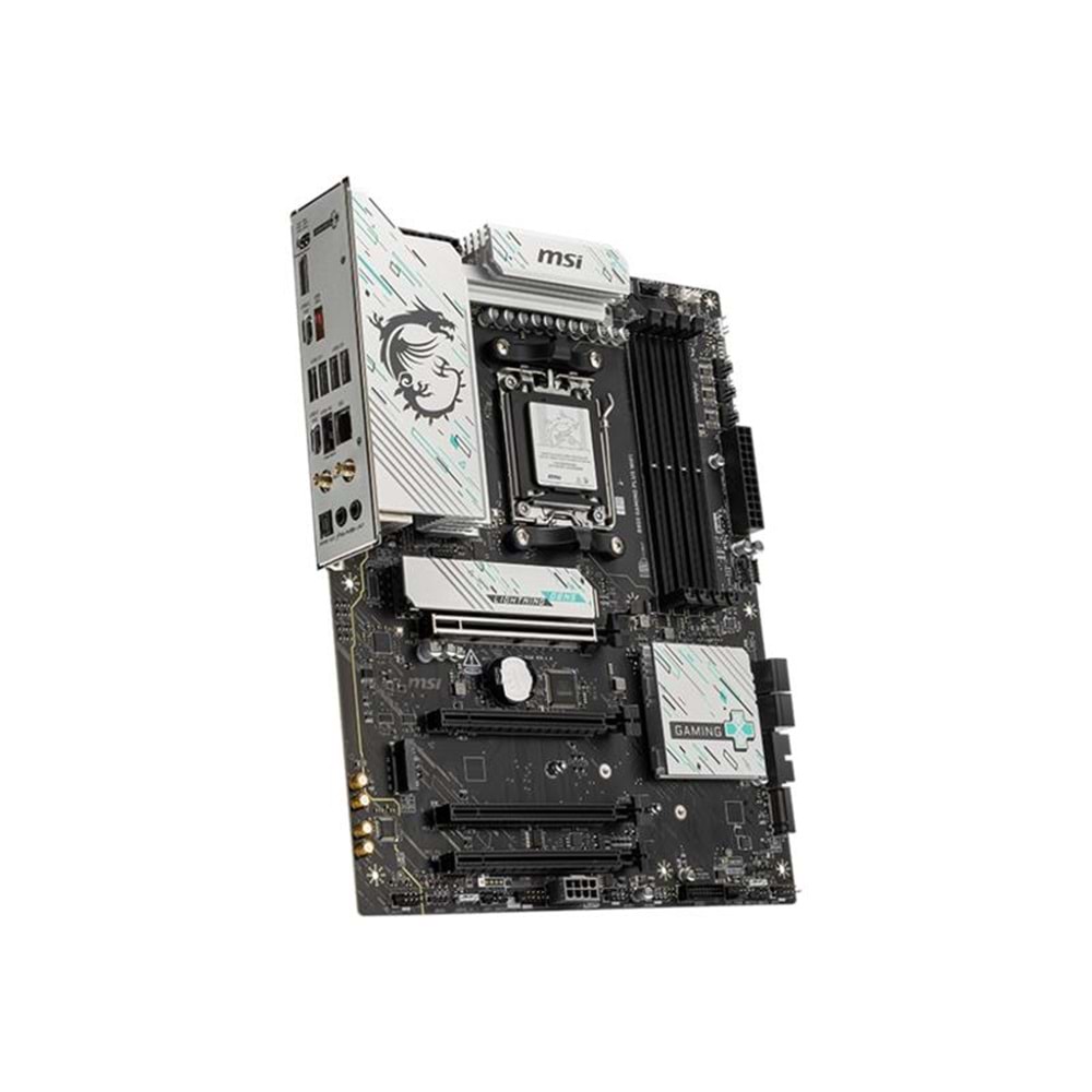 MSI B850 GAMING PLUS WIFI DDR5 8200MT/S 1XDP 3XM.2 ATX AM5 (AMD AM5 9000/8000/7000 SERİLERİ İLE UYUMLU) 
