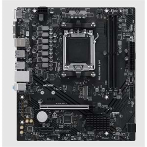 MSI PRO A620AM-B EVO DDR5 6800MT/S 1XHDMI 1XVGA 1XM.2 USB MATX AM5 (AMD AM5 9000/8000/7000 SERİ İLE UYUMLU) 