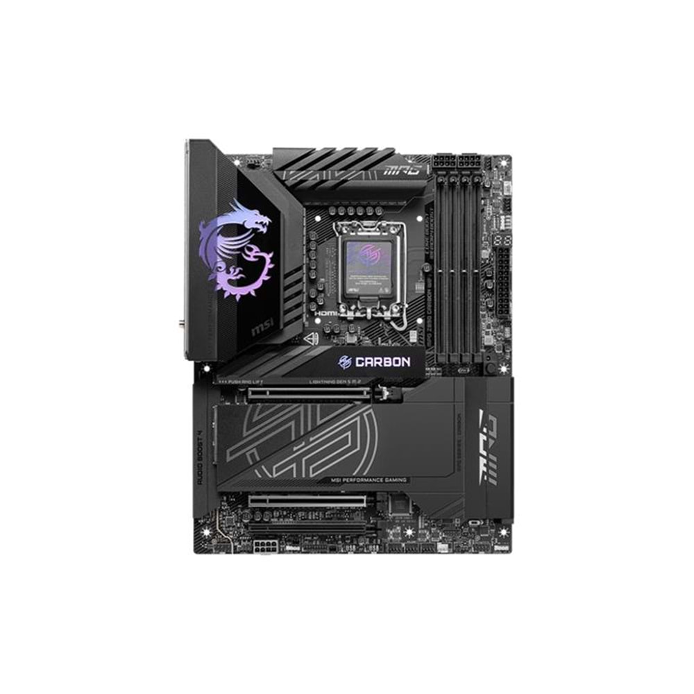 MSI MPG Z890 CARBON WIFI DDR5 9200MHZ 1XHDMI 5XM.2 ATX 1851P (INTEL ULTRA PROCESSORS SERIES 2) 