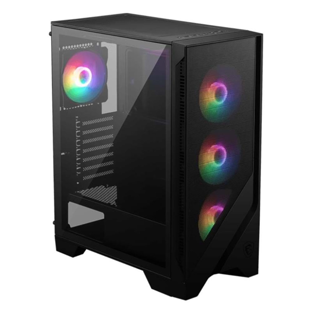 MSI MAG FORGE 120A B65 TEMPERLİ CAM 6X120MM AUTO RGB FAN 650W BRONZ ATX GAMING KASA 