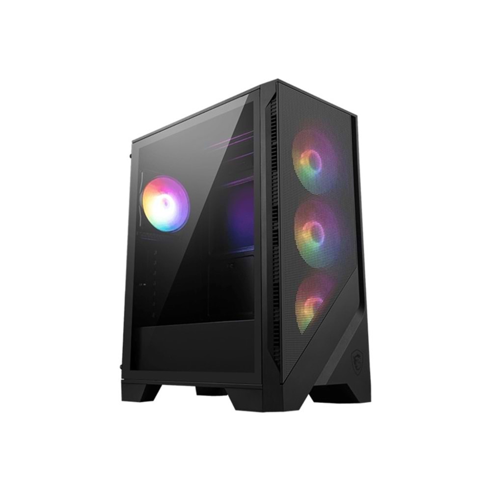 MSI MAG FORGE 121A B75 PCIE5 750W BRONZE TEMPERLİ CAM 4 X120MM AUTO RGB FAN ATX GAMING BİLGİSAYAR KASA 