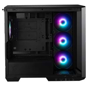 MSI MAG PANO M100R PZ B65 TEMPERLİ CAM 3X120MM 1X120MM ARGB FAN 650W BRONZ PANORAMİK SİYAH KASA 