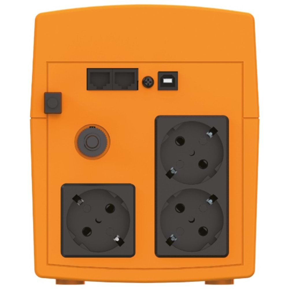 MAKELSAN LION 1200VA 1F/1F (2X7AH) 5/10DK LINE INTERAKTIF UPS 