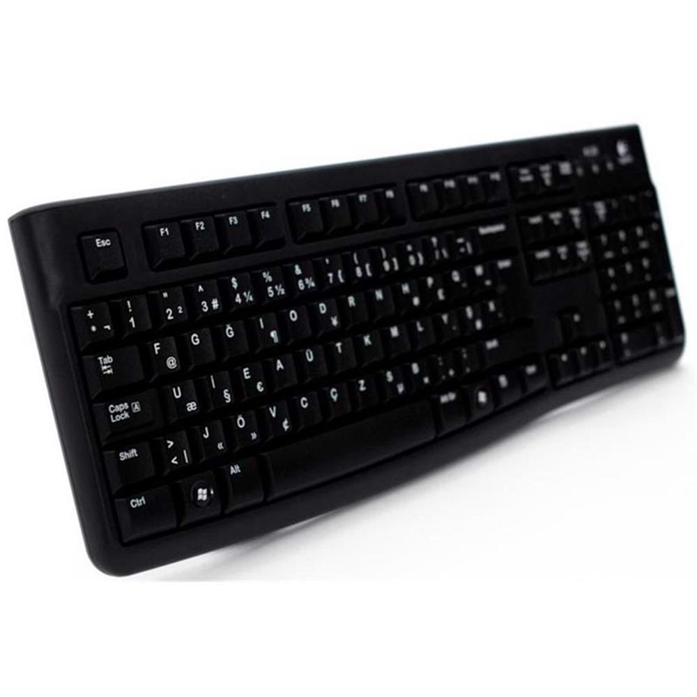 LOGITECH K120 F USB KABLOLU KLAVYE SİYAH 920-004163 