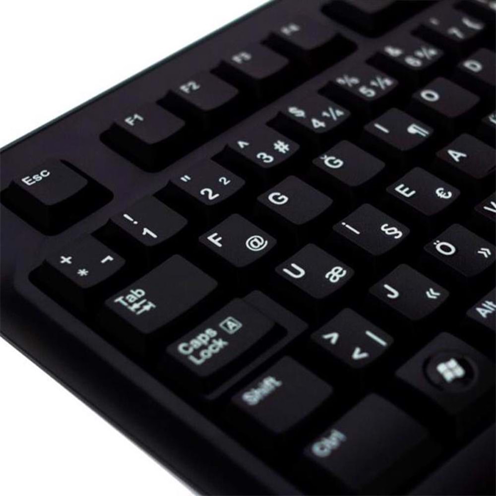 LOGITECH K120 F USB KABLOLU KLAVYE SİYAH 920-004163 