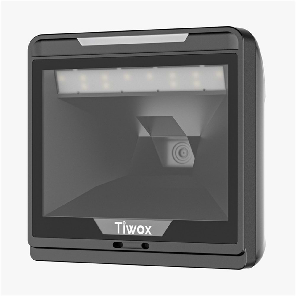 TIWOX VS-8000 2D KAREKOD KABLOLU USB MASAÜSTÜ BARKOD OKUYUCU 
