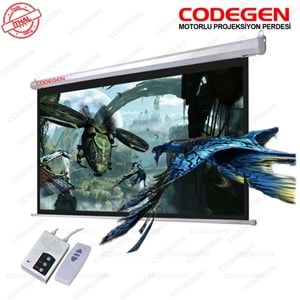 CODEGEN FEX-50 500X375 MOTORLU UZAKTAN KUMANDALI PERDE 
