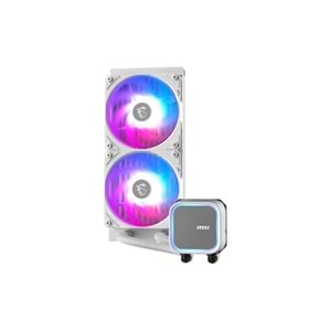 MSI MAG CORELIQUID A13 240 WHITE 240MM ARGB CPU SIVI SOĞUTUCUSU (LGA 1700/1851/AM4/AM5 UYUMLU) 