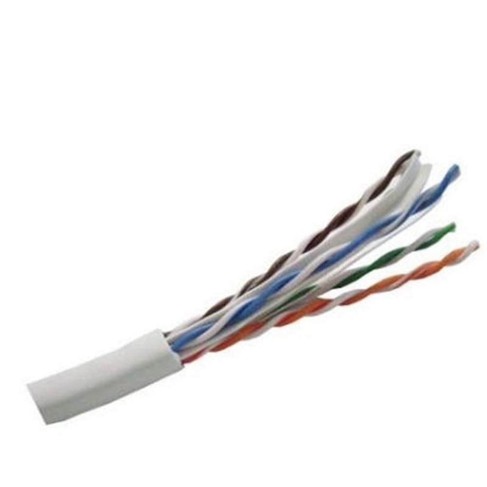 SENSEI SC-305LZSH 305MT 23AWG 350MHZ U/UTP %100 BAKIR CAT6 HALOJEN FREE GRI RENK KABLO 