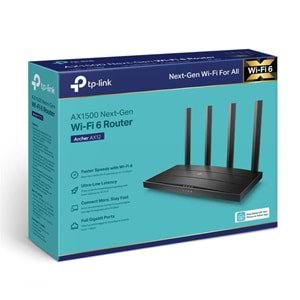 TP-LINK ARCHER AX12 AX1500 WI-FI6 4 PORT GIGABIT 2.4/5GHZ DUAL BAND ROUTER 