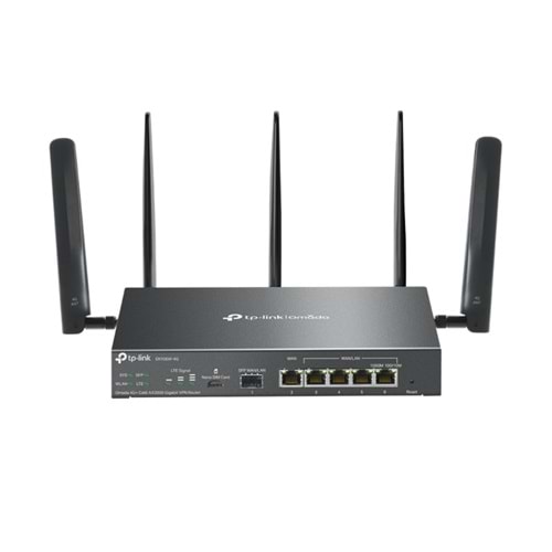 TP-LINK OMADA ER706W-4G AX3000 1XGIGABIT SFP WAN/LAN PORT 1XGIGABIT RJ45 WAN PORT 4XGIGABIT WAN/LAN RJ45 VPN ROUTER 